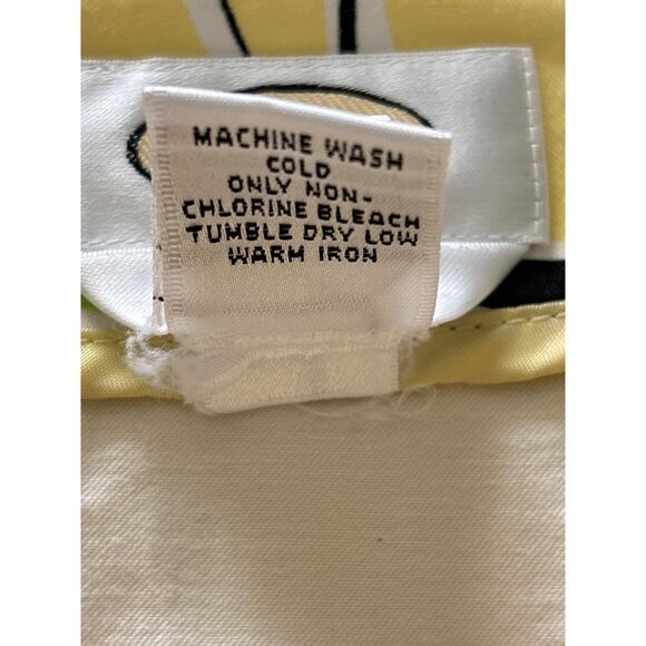 Talbots Skirt Women Size10 Yellow Animal Butterfly Print Stretch Pencil Summer - Picture 5 of 10